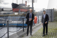 The Chancellor Rishi Sunak visits The Royal Docks