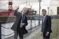 The Chancellor Rishi Sunak visits The Royal Docks