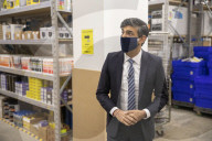 UK Chancellor visits a branch of Screwfix 