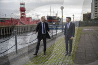 The Chancellor Rishi Sunak visits The Royal Docks
