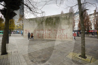 Demolition has begun on a wall in Piccadilly Gardens, Manchester, which forms part of Japanese architect Tadao Ando's only building in the UK. Removal of the six-metre-long concrete wall, which locals have dubbed the Berlin Wall, began on 16 November and 