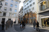 Christmas shopping time during Covid-19 pandemic - Zurich