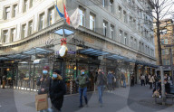 Christmas shopping time during Covid-19 pandemic - Zurich