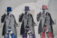 Controversial new mural of Winston Churchill 