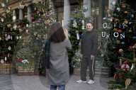 Christmas decorations in lockdown London