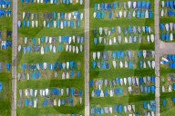 FEATURE - Hunderte von Booten überwintern auf dem Rasen in Cambridgeshire