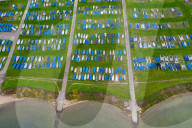 FEATURE - Hunderte von Booten überwintern auf dem Rasen in Cambridgeshire