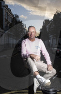 Tony Marnach, AKA DJ Fat Tony, pictured close to his Pimlico home. 