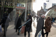 Christmas shopping in 2nd to last day before the shops close for a second 3 week lockdown (under Scotland's Tier 4 lockdown system), in the lead up to Christmas, in Glasgow, Scotland.