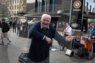 Christmas shopping in 2nd to last day before the shops close for a second 3 week lockdown (under Scotland's Tier 4 lockdown system), in the lead up to Christmas, in Glasgow, Scotland.