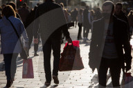 Christmas shopping in 2nd to last day before the shops close for a second 3 week lockdown (under Scotland's Tier 4 lockdown system), in the lead up to Christmas, in Glasgow, Scotland.