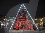 Kings Cross Christmas light installations, London.