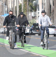 Arnold Schwarzenegger Hits The Road With Patrick And Christina