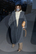 Carine Roitfeld having a strool in Paris
