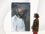 Lynette Yiadom-Boakye exhibition at Tate Britain, London.

Lynette Yiadom-Boakye: Fly In League With The Night