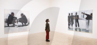 Lynette Yiadom-Boakye exhibition at Tate Britain, London.

Lynette Yiadom-Boakye: Fly In League With The Night