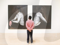 Lynette Yiadom-Boakye exhibition at Tate Britain, London.

Lynette Yiadom-Boakye: Fly In League With The Night
