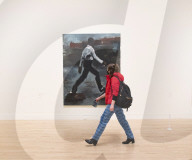 Lynette Yiadom-Boakye exhibition at Tate Britain, London.

Lynette Yiadom-Boakye: Fly In League With The Night