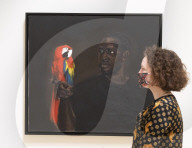 Lynette Yiadom-Boakye exhibition at Tate Britain, London, Great Britain Press view 2nd December 2020 Lynette Yiadom-Boakye: Fly In League With The Night