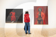 Lynette Yiadom-Boakye exhibition at Tate Britain, London.

Lynette Yiadom-Boakye: Fly In League With The Night