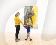 Lynette Yiadom-Boakye exhibition at Tate Britain, London.

Lynette Yiadom-Boakye: Fly In League With The Night