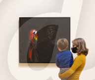 Lynette Yiadom-Boakye exhibition at Tate Britain, London.

Lynette Yiadom-Boakye: Fly In League With The Night