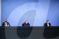 NEWS - Coronavirus: Angela Merkel  im Anschluss an die Besprechung der Kanzlerin mit den Regierungschefinnen und Regierungschefs der Länder 