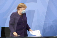 NEWS - Coronavirus: Angela Merkel  im Anschluss an die Besprechung der Kanzlerin mit den Regierungschefinnen und Regierungschefs der Länder 