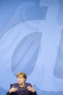 NEWS - Coronavirus: Angela Merkel  im Anschluss an die Besprechung der Kanzlerin mit den Regierungschefinnen und Regierungschefs der Länder 
