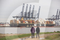 Shops warn of Christmas stock shortages as PPE shipments clog key UK port
Retailers blame surge in Christmas imports, Brexit preparations and vast backlog of NHS equipment at Felixstowe
