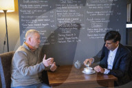 The Chancellor Rishi Sunak supports Small Business Saturday 