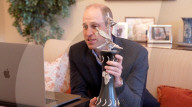 Prince William presents conservation award to a beach ranger protecting endangered turtles