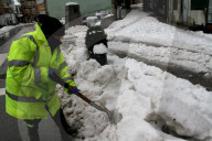 NEWS - Sturm Dora bringt Schnee in Asturien, Spanien