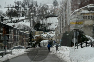 NEWS - Sturm Dora bringt Schnee in Asturien, Spanien