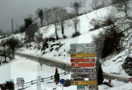 NEWS - Sturm Dora bringt Schnee in Asturien, Spanien