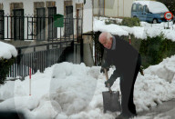 NEWS - Sturm Dora bringt Schnee in Asturien, Spanien