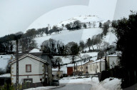 NEWS - Sturm Dora bringt Schnee in Asturien, Spanien