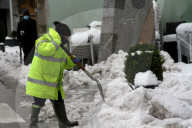 NEWS - Sturm Dora bringt Schnee in Asturien, Spanien