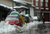 NEWS - Sturm Dora bringt Schnee in Asturien, Spanien