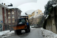 NEWS - Sturm Dora bringt Schnee in Asturien, Spanien