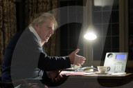 Boris Johnson talks to Ursula von der Leyen