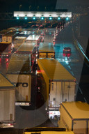 Freight trucks heading for France