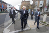 Boris Johnson visits Uxbridge