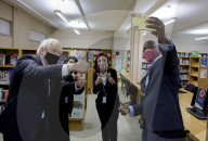 Boris Johnson visits Uxbridge