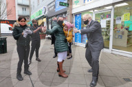 Boris Johnson visits Uxbridge
