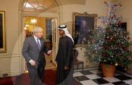 Boris Johnson Bilat Mohammed bin Zayed Al Nahyan