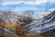 FEATURE - Wie gemalt: Das Qilian-Gebirge in China nach dem Schneefall
