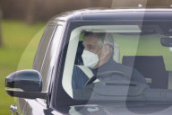 Prince Andrew at Windsor on a Foggy Decmeber Morning