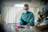 NEWS - Coronavirus:  Nachtschicht auf der Coronavirus-Intensivstation im Krankenhaus in Alkmaar