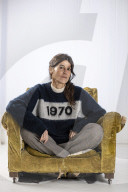 British fashion designer, Bella Freud pictured at her west London studio.